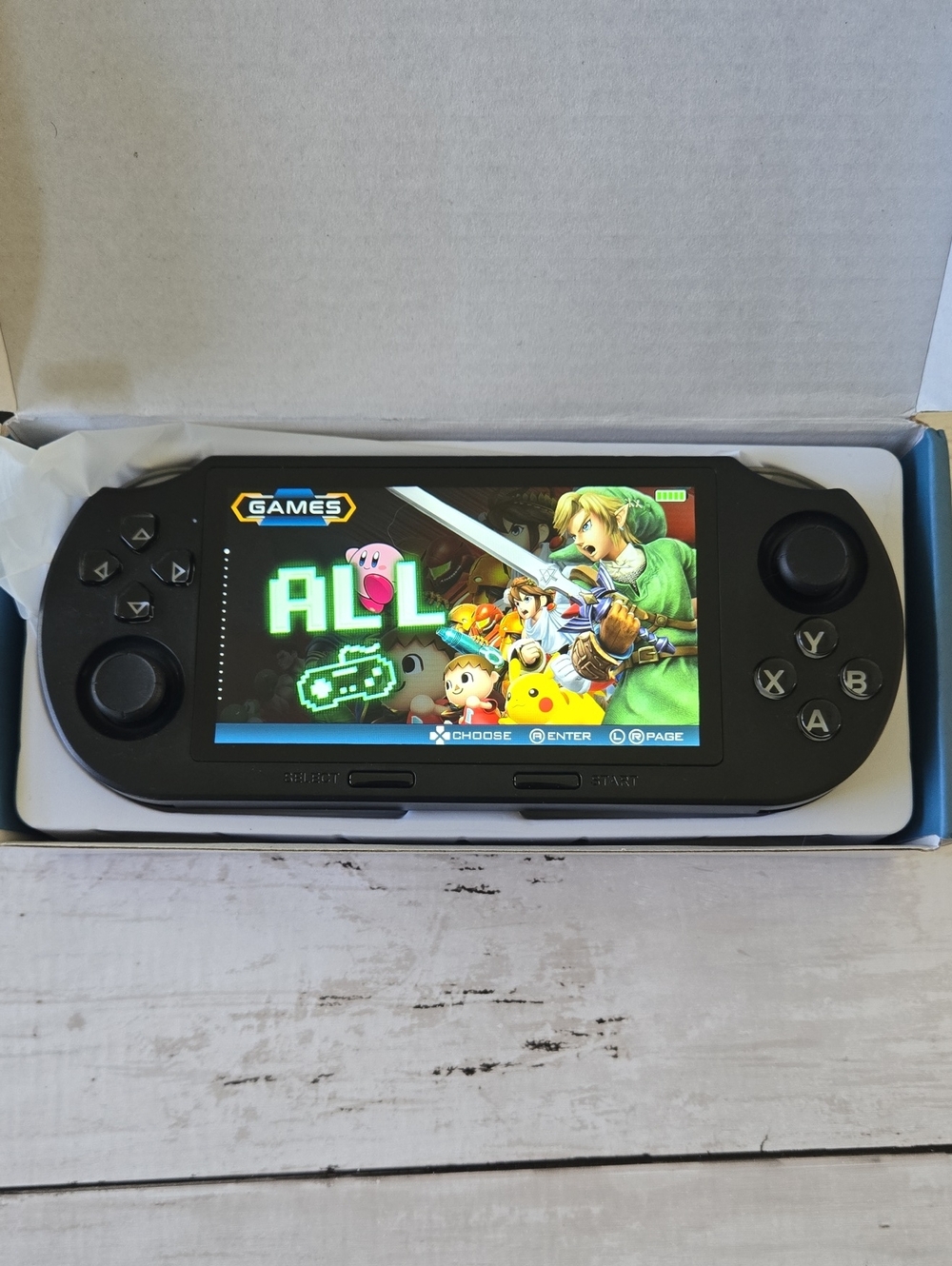 SF3000 Handheld Game Console Black Like New